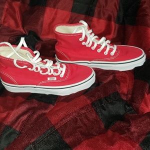 Red vans.